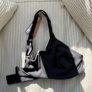 NWT SKIMS Fits Everybody Unlined Demi Bra Black/Onyx Size 32DDD